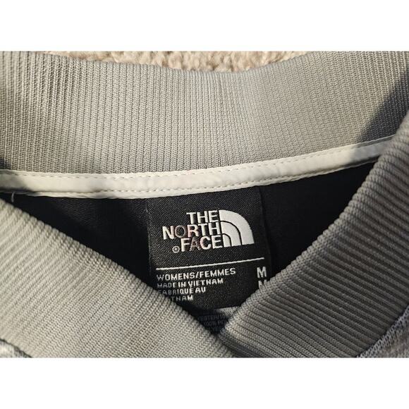 The North Face Womens Vest Sz Medium Heathered Gray Snap Polyester - Picture 4 of 8